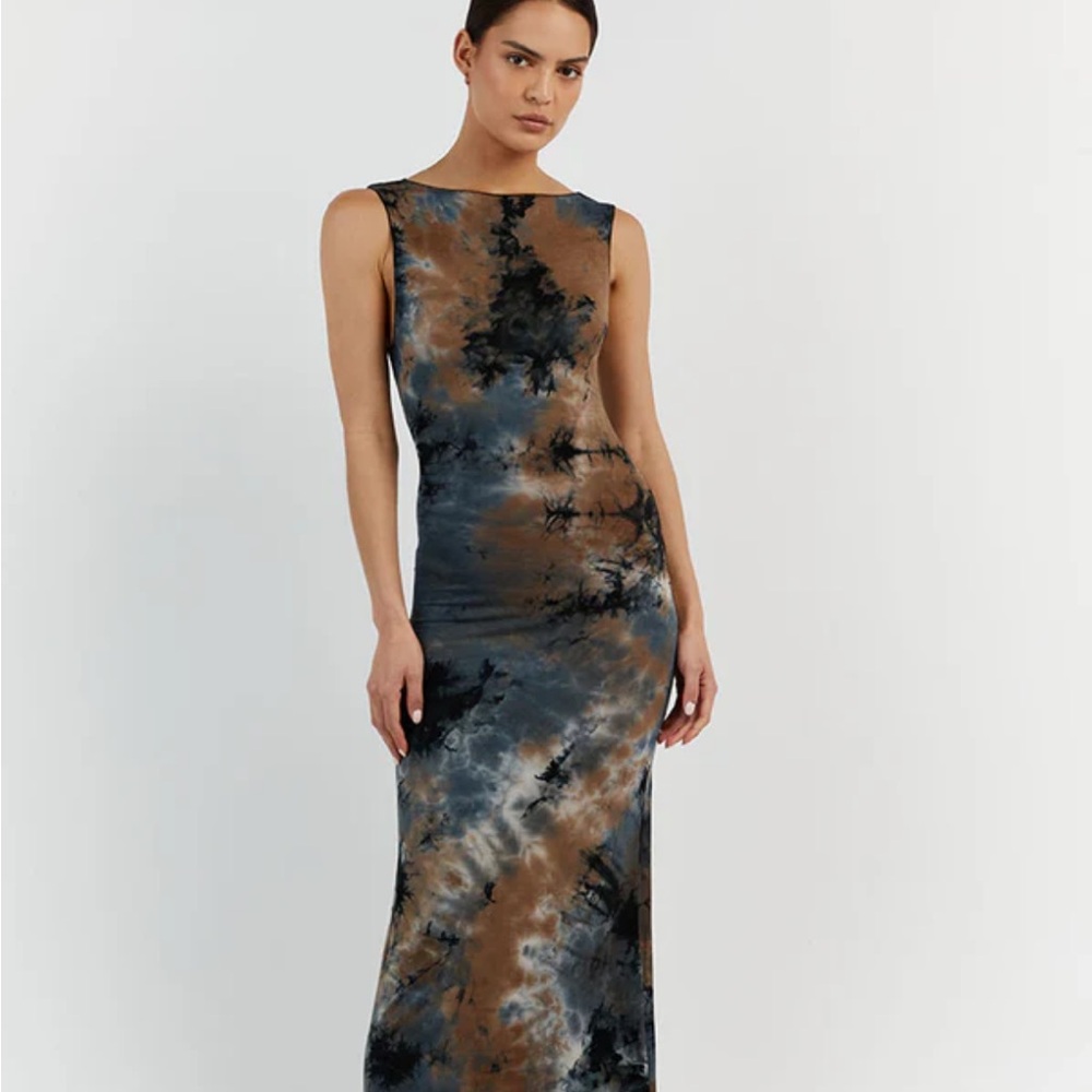 Millen Dish Tie-Dye Maxi Dress NWT size small